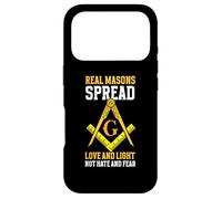 Real masons not hate and fear - Masonic Freemason Case for iPhone 17 Pro