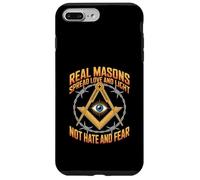 Real Masons Spread Light And Love Not Hate And Fear Symbol Case for iPhone 7 Plus/8 Plus