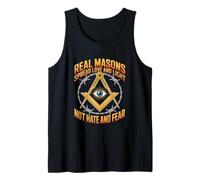 Real Masons Spread Light and Love Not Hate and Fear Symbol Tank Top
