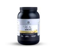Real Meal - Meal Replacement Protein Powder - Protein Powder Made from Real Food Sources with 42g Vegan Protein - Made from Protein, Carbs, Fats & Superfoods - 1.53kg - 17 Servings - Vanilla