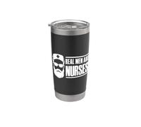 Real Men are Nurses Quote for Nurse's Day Essentials Stainless Steel Insulated Tumbler