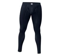 Real Men B & D Pouch Compression Pants - 1, 2 & 3 Pack, Leggings, Yoga Pants, Tights, Base Layer Cold Weather, A Pouch - Black, Large