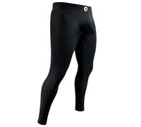 Real Men B & D Pouch Compression Pants - 1, 2 & 3 Pack, Yoga Pants, Tights, Base Layer Cold Weather, D Pouch 1 Pack - Black W Black Stitch, 4X-Large