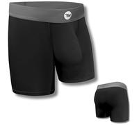 Real Men Bulge Enhancing Underwear 1 or 3 Pack 3-7 Inch, Ultra Soft Boxer Briefs Modal, Bulge Pouch Underwear, 7 Inch 1 Pack-black, XL