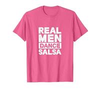 Real Men Dance Salsa Latin Music Dancer Dancing T-Shirt, Men, Pink Heather, X-Large