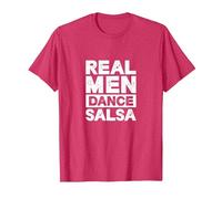 Real Men Dance Salsa Latin Music Dancer Dancing T-Shirt, Men, Red Heather, 3X-Large