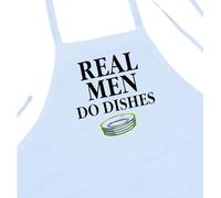 Real Men Do Dishes Funny Novelty Aprons
