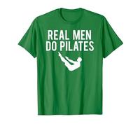 Real Men Do Pilates T-Shirt, Men, Kelly Green, Large