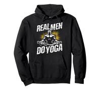 Real Men Do Yoga Funny Yoga Real Men Do Pullover Hoodie