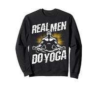 Real Men Do Yoga Funny Yoga Real Men Do Sweatshirt
