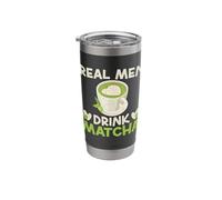 Real Men Drink Matcha Stainless Steel Insulated Tumbler