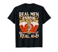 Real men drink real ale gift dad T-Shirt