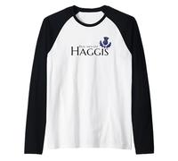 Real Men eat Haggis Raglan Baseball Tee