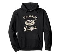 Real Men Eat Lutefisk Pullover Hoodie