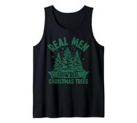 Real Men Grow Real Christmas Trees Tank Top