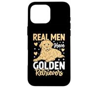 Real Men Have Golden Retrievers Case for iPhone 16 Pro Max