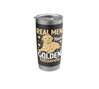 Real Men Have Golden Retrievers Stainless Steel Insulated Tumbler