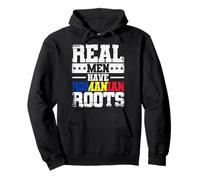 Real Men Have Romanian Roots Romania Pride Pullover Hoodie