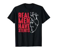 Real Men Have Stents Coronary Angioplasty Patient T-Shirt