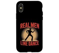 Real Men Line Dance Country Western Dancing Case for iPhone X/XS