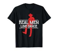 Real Men Line Dance | Western Country Dancing | Linedancer T-Shirt