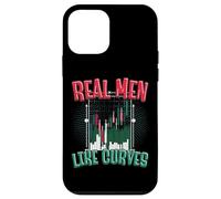 Real Men Love Curves Funny Stock Market Trader Case for iPhone 12 mini
