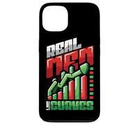 Real Men Love Curves Funny Stock Market Trader Case for iPhone 13