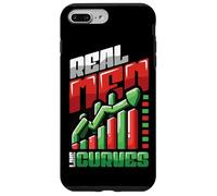Real Men Love Curves Funny Stock Market Trader Case for iPhone 7 Plus/8 Plus
