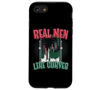 Real Men Love Curves Funny Stock Market Trader Case for iPhone SE (2020) / 7/8