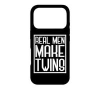 Real Men Make Twins, Father's Day Twin Dad Father Papa Funny Case for iPhone 17 Pro
