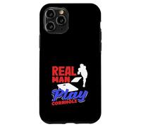 Real Men Play Cornhole Lover Perfect Game Fun Case for iPhone 11 Pro