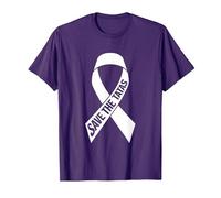 Real Men Rock Pink - Fighting Breast Cancer T-Shirt, Men, Purple, XX-Large