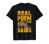 Real Men Run Skids Design T-Shirt