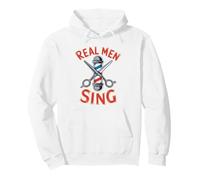 Real Men Sing Barbershop Quartets Musicians Themed Pullover Hoodie