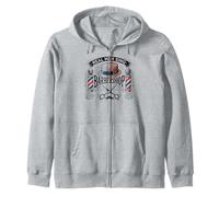 Real Men Sing Barbershop Quartets Musicians Themed Zip Hoodie