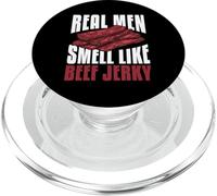 real men smell like beef jerky Design PopSockets PopGrip for MagSafe