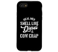 Real Men Smell Like Diesel And Cow Crap | Funny Farmer Case for iPhone SE (2020) / 7/8