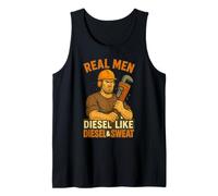 Real Men Smell Like Diesel & Sweat Oilfield T-Shirt Tank Top