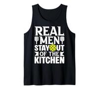 Real Men Stay Out of The Kitchen for Pickleball Player Tank Top
