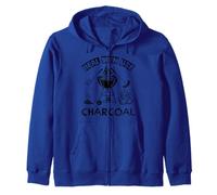 Real Men Use Charcoal BBQ Grill Master Cook Funny Chef Shirt Zip Hoodie