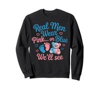 Real Men Wear Baby Shower Girl Boy Keeper Gender Reveal Sweatshirt