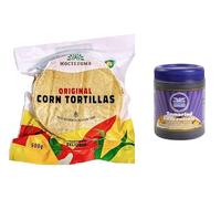 Real Mexican Tortillas with Nixtamal 500 g Vegan, GMO Free, Gluten Free and Tamarind Paste, 100% Natural, 200 g