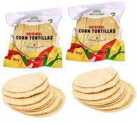 Real Mexican Vegan Tortillas with Nixtamal 800g and 500g, Vegan, Non-GMO, Gluten Free