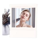 Real Mirror Non Reversing - Real Image Mirror, Non Reverse Reflection Glass | True View For Image Viewing, Optical -Reversing, High Clarity Flipped For Makeup,