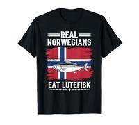 Real Norwegians Eat Lutefisk T-Shirt