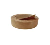 Real Oak Edging Tape， Pre-Glued Iron-On Veneer Tape Edge Banding Roll Multicolor Multiple Sizes(Cherry,3.8 cmx8m)