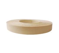 Real Oak Edging Tape， Pre-Glued Iron-On Veneer Tape Edge Banding Roll Multicolor Multiple Sizes(Maple,1.3 cmx15m)