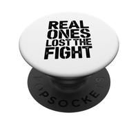 Real Ones Lost the Fight Breast Cancer Tribute PopSockets Adhesive PopGrip