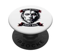Real or Fake Truth Seeker Graphic Tee Question Reality PopSockets Adhesive PopGrip