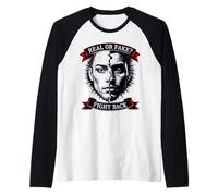 Real or Fake Truth Seeker Graphic Tee Question Reality Raglan Baseball Tee